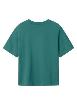 T-shirt Name It Irlan grün für Jungen.