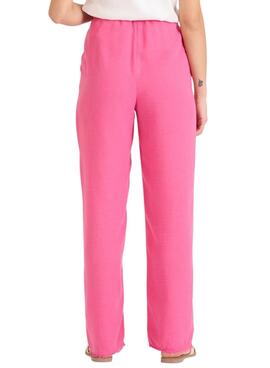 Hose Naf Naf rosa für Frauen.
