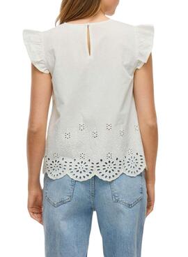 Bluse Vila Vihortensa weiß für Frauen