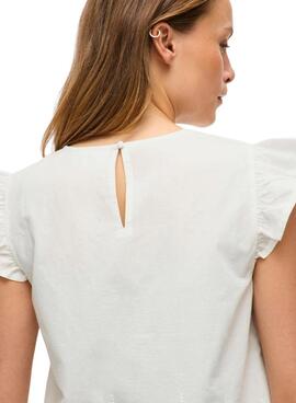 Bluse Vila Vihortensa weiß für Frauen