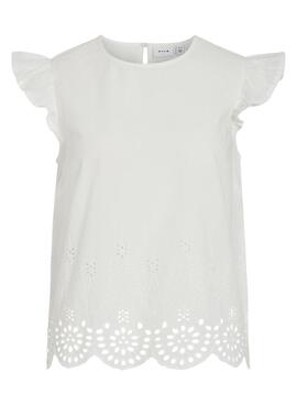 Bluse Vila Vihortensa weiß für Frauen