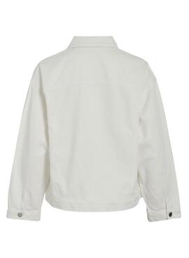 Weiße Jeansjacke von Vila Vipal für Damen.