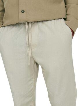 Hose Only and Sons Linus in Beige für Herren