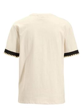 T-shirt Vila Vinajra beige für Damen