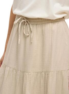 Rock Vila Vilania in Beige für Damen