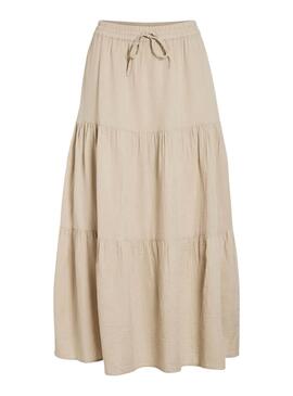 Rock Vila Vilania in Beige für Damen