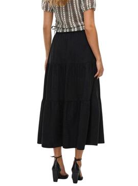 Rock Vila Vilania schwarz für Damen