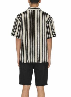 Only and Sons Dani Häkel beige Hemd für Herren
