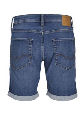 Bermudas Jack and Jones Rick Denim Blau für Herren.