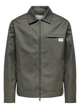 Only and Sons Ralph grüne Jacke für Herren