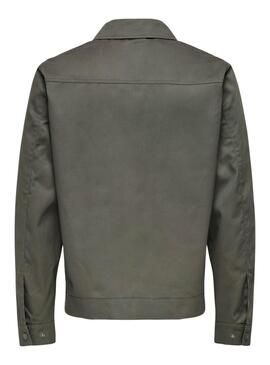 Only and Sons Ralph grüne Jacke für Herren