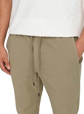 Hose Ony and Sons Linus Taper Camel für Herren