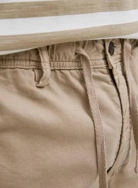 Bermudas Jack und Jones Jaiden beige für Männer