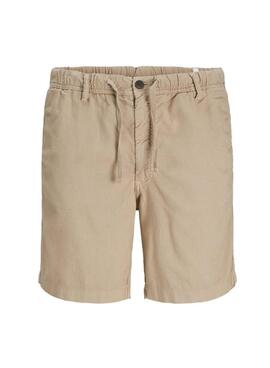 Bermudas Jack und Jones Jaiden beige für Männer