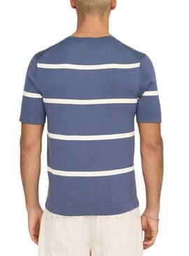 T-shirt Only and Sons Wyler blue striped for men