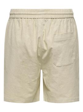  Bermuda Only and Sons Stel beige für Männer.