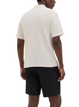 Polo Jack and Jones Latrent beige für Herren