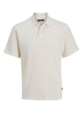 Polo Jack and Jones Latrent beige für Herren