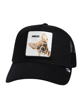 Mütze Goorin Bros The Amigo schwarz für Damen und Herren.