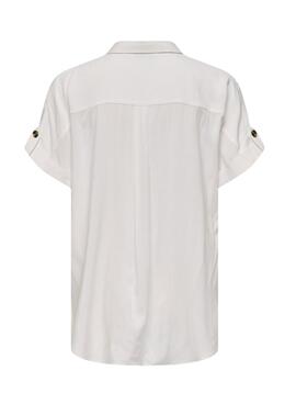 Bluse Only Yasmin weiß für Damen