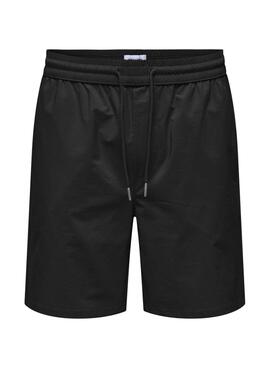 Bermudas Only und Söhne Stel Move Schwarz für Herren