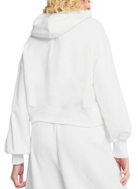Sweatshirt Puma Wardrobe in Weiß für Frauen