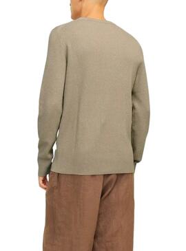 Jack und Jones Perfect beige Jersey für Männer