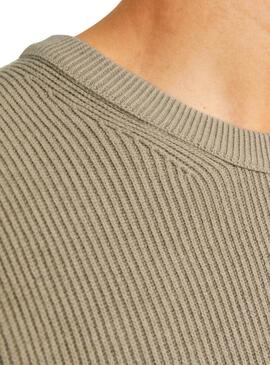 Jack und Jones Perfect beige Jersey für Männer