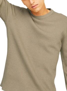 Jack und Jones Perfect beige Jersey für Männer