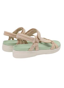 Sandalen Walkin Pitas Claire beige für Damen