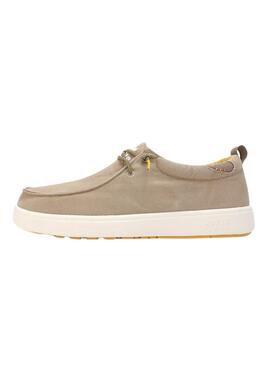 Schuhe Walkin Pitas Wallabi Biarritz beige für Herren.