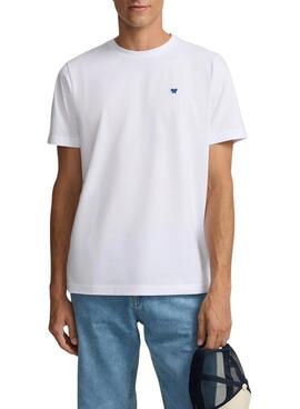T-shirt Silbon Lettering weiß für Männer