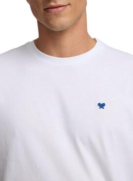T-shirt Silbon Lettering weiß für Männer