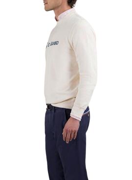 Sweatshirt El Ganso Flocado beige für Herren