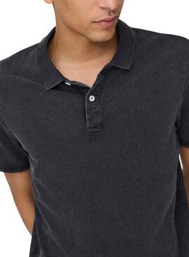 Polo Only and Sons Travis Marineblau für Herren