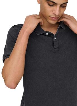 Polo Only and Sons Travis Marineblau für Herren