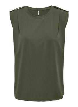 T-shirt Only Free grün für Damen.