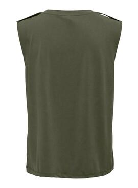T-shirt Only Free grün für Damen.