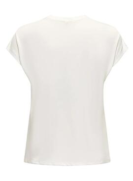 T-shirt Only Free Life beige für Damen