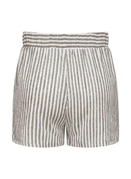 Shorts Only Lottie in Braun für Damen.
