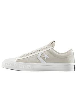 Turnschuhe Converse Star Player 76 aus Wildleder in beige
