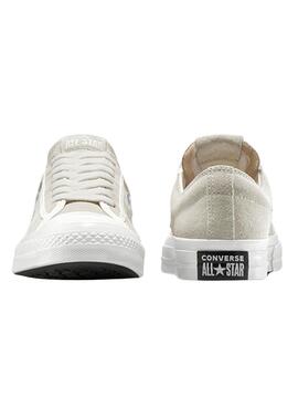 Turnschuhe Converse Star Player 76 aus Wildleder in beige