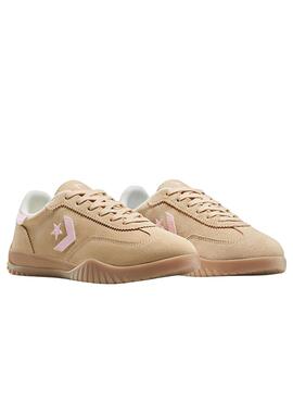  Sneakers Converse Run Star Trainer Wildleder Kamel für Frauen