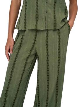 Hose Only Liana Grün für Frauen