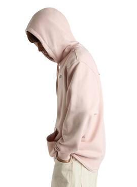 Sweatshirt Vans Style 76 in Rosa für Männer und Frauen.