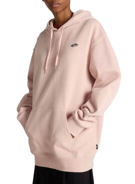 Sweatshirt Vans Style 76 in Rosa für Männer und Frauen.