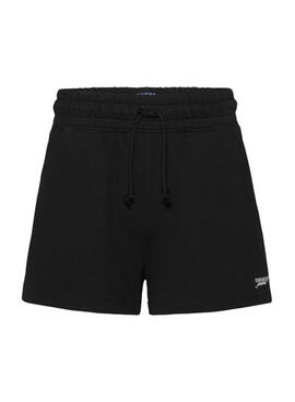  Shorts Tommy Jeans Script Schwarz für Damen.