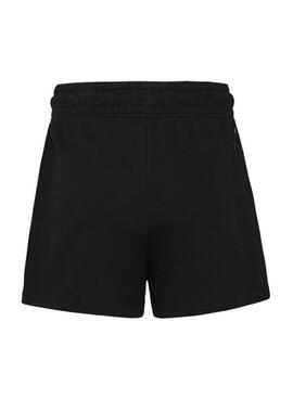  Shorts Tommy Jeans Script Schwarz für Damen.