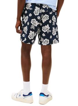 Bermudas Tommy Jeans Slub mit Blumenmuster für Männer