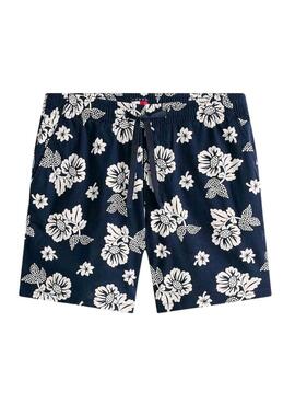 Bermudas Tommy Jeans Slub mit Blumenmuster für Männer